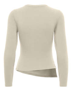ONLY ONLGLAMOUR L/S RUCHING TOP JRS