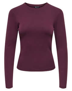ONLY ONLRILEY O-NECK L/S TOP JRS NOOS