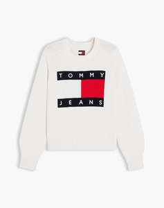 TOMMY JEANS TJW FLAG SWEATER EXT