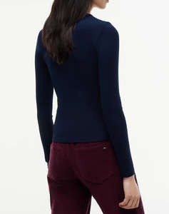 TOMMY JEANS TJW SLIM ESSENTIAL RIB LS