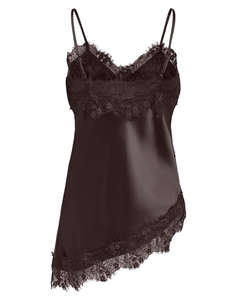 ONLY ONLINDONA STRAP SATIN LACE TOP WVN