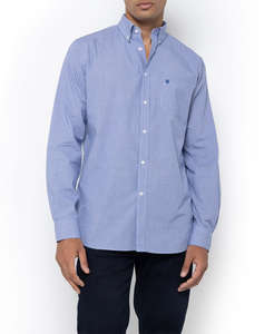 THE BOSTONIANS РИЗА CHESTER ПОПЛИН REGULAR FIT MiniCheck POPLIN Button-down Regular Fit