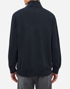 DIRTY LAUNDRY DROPPED SHOULDER HALF-ZIP CREWNECK