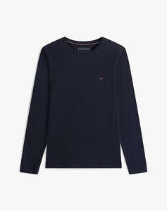 TOMMY HILFIGER STRETCH SLIM FIT LONG SLEEVE TEE