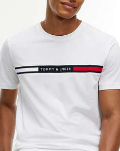 TOMMY HILFIGER HILFIGER CHEST INSERT TEE