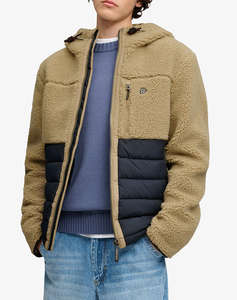 SUPERDRY HOOD OUTDOOR BORG QUILT HYBRID МЪЖКО ЯКЕ