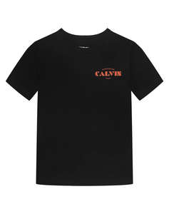 CALVIN KLEIN JEANS CALVIN SMALL CHEST PRINT TEE SS
