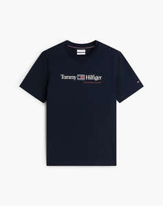 TOMMY HILFIGER BRAND LOVE RWB GRAPHIC TEE