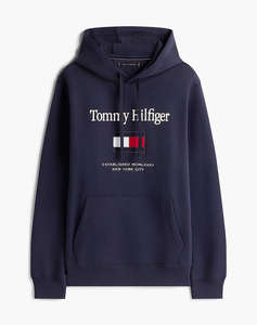 TOMMY HILFIGER TOMMY EMBRO FLAG HOODIE