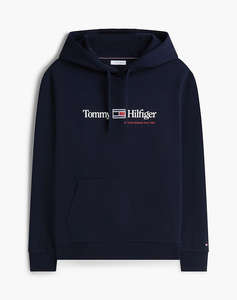 TOMMY HILFIGER RWB GRAPHIC REG FLEECE HOODIE