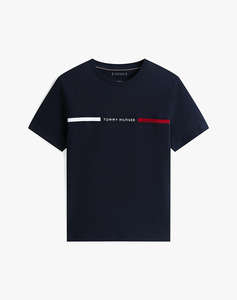 TOMMY HILFIGER HILFIGER CHEST INSERT TEE