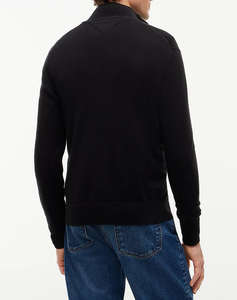 TOMMY HILFIGER PIMA ORG CTN CASHMERE ZIP THRU