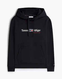 TOMMY HILFIGER RWB GRAPHIC REG FLEECE HOODIE