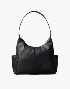 CALVIN KLEIN JEANS POCKETS MONOLOGO L SHOULDER BAG