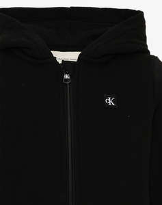 CALVIN KLEIN JEANS MINI BADGE ZIP-THROUGH