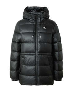 CALVIN KLEIN JEANS LW MID LOGO PUFFER COAT