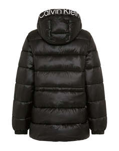 CALVIN KLEIN JEANS LW MID LOGO PUFFER COAT