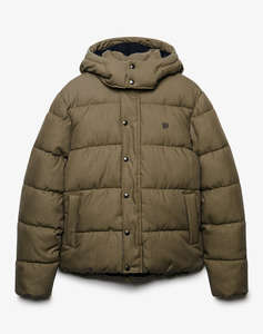 SUPERDRY PREMIUM HOOD CHECK PUFFER JKT МЪЖКО ЯКЕ