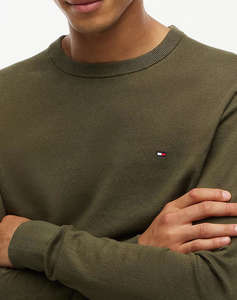 TOMMY HILFIGER PIMA ORG CTN CASHMERE CREW NECK
