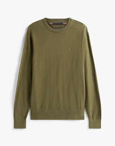 TOMMY HILFIGER PIMA ORG CTN CASHMERE CREW NECK