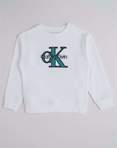 CALVIN KLEIN JEANS TERRY MONOLOGO CN
