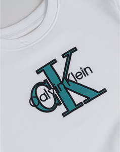 CALVIN KLEIN JEANS TERRY MONOLOGO CN