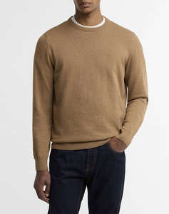 BARBOUR BARBOUR PIMA COTTON CREW NECK SWEATER