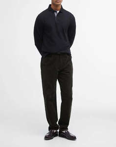 BARBOUR BARBOUR ESSENTIAL L/S TARTAN PIQUE POLO SHIRT
