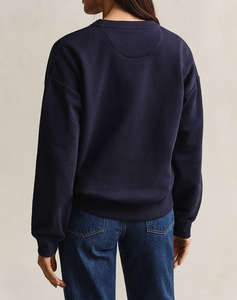 GANT СУИТШЪРТ С ДЪЛЪГ РЪКАВ SHIELD C-NECK SWEAT