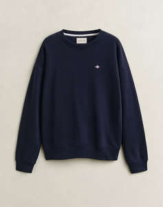 GANT СУИТШЪРТ С ДЪЛЪГ РЪКАВ SHIELD C-NECK SWEAT