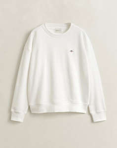GANT СУИТШЪРТ С ДЪЛЪГ РЪКАВ SHIELD C-NECK SWEAT