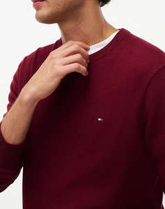 TOMMY HILFIGER PIMA ORG CTN CASHMERE CREW NECK