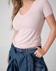GUESS NEW SS VN MINI LOGO TEE ДАМСКА БЛУЗА