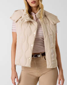 GUESS CORINNE ONION QUILTING VEST ДАМСКА ЖИЛЕТКА