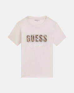 GUESS SS CN SNAKE SCRIPT RHINESTONE ДАМСКА БЛУЗА