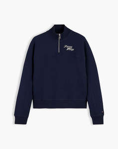 TOMMY HILFIGER SCRIPT REG MK-NK HALF ZIP SWT