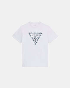 GUESS CN SS TRIANGLE LEAVES EMBROIDE БЛУЗА M