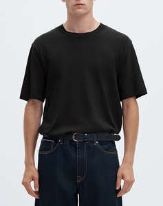 SELECTED SLMCOLMAN SS O-NECK TEE NOOS