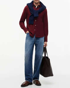TOMMY HILFIGER FLEX FLANNEL SOLID RF SHIRT