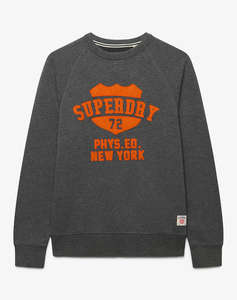 SUPERDRY ATH FELT APPLIQUE RELAXED CREW МЪЖКИ СУИЧЪР