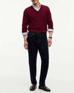 TOMMY HILFIGER PIMA ORG CTN CASHMERE V NECK