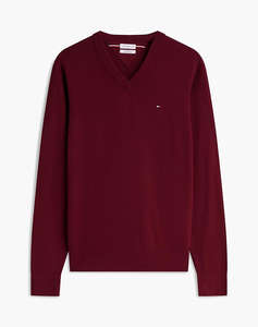 TOMMY HILFIGER PIMA ORG CTN CASHMERE V NECK