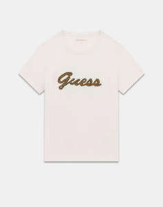 GUESS SS CN BEADS SCRIPT TEE ДАМСКА БЛУЗА