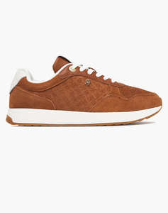 TOMMY HILFIGER TH RUNNER SUEDE MONOGRAM