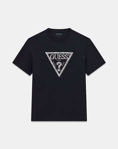GUESS CN SS TRIANGLE LEAVES EMBROIDE БЛУЗА M
