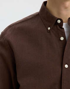 SELECTED SLMCOLE-JAY REG MELANGE LS SHIRT NOOS