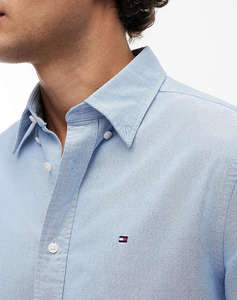 TOMMY HILFIGER SOLID HERITAGE OXFORD RF SHIRT