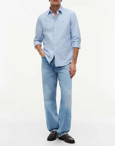 TOMMY HILFIGER SOLID HERITAGE OXFORD RF SHIRT
