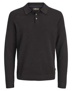 JACK&JONES JPRBLURILEY KNIT POLO LS