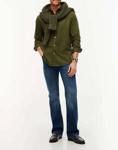 TOMMY HILFIGER FLEX FLANNEL SOLID RF SHIRT